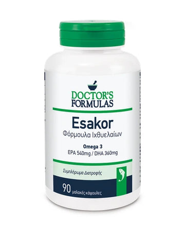 Doctor's Formula Esakor Φόρμουλα Ιχθυελαίων Omega 3 90 μαλακές κάψουλες
